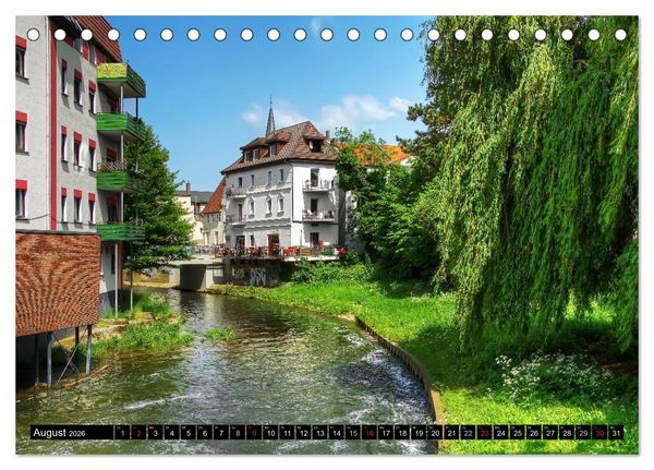 Produktbild: Herforder Ansichten (Tischkalender 2026 DIN A5 quer), CALVENDO Monatskalender