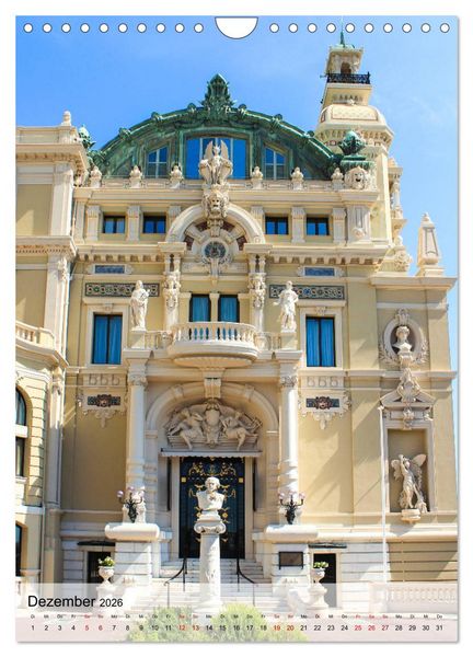Produktbild: Monaco - Historisches Monaco (Wandkalender 2026 DIN A4 hoch), CALVENDO Monatskalender