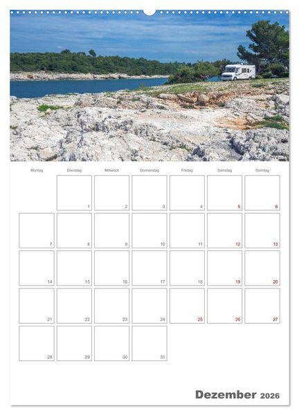 Produktbild: Wohnmobil Jahresplaner (hochwertiger Premium Wandkalender 2026 DIN A2 hoch), Kunstdruck in Hochglanz