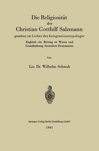 Produktbild: Die Religiosit&auml;t des Christian Gotthilf Salzmann
