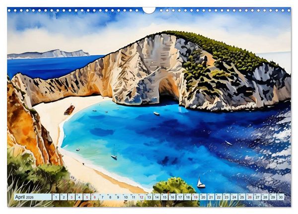 Produktbild: Kalimera Griechenland (Wandkalender 2026 DIN A3 quer), CALVENDO Monatskalender
