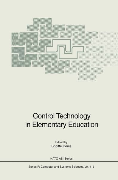 Produktbild: Control Technology in Elementary Education