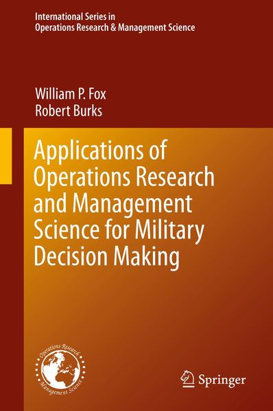 Produktbild: Applications of Operations Research and Management Science for Military Decision Making