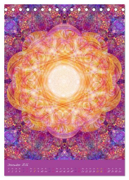 Produktbild: FLORALE MANDALAS (Tischkalender 2026 DIN A5 hoch), CALVENDO Monatskalender