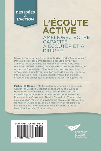 Produktbild: Active Listening: Improve Your Ability to Listen and Lead, First Edition (French)