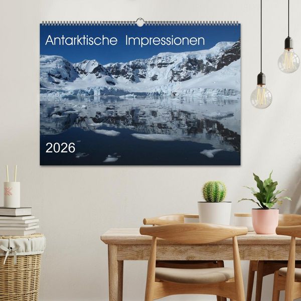 Produktbild: Antarktische Impressionen (Wandkalender 2026 DIN A2 quer), CALVENDO Monatskalender