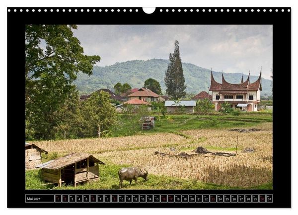 Produktbild: Sumatra &ndash; Architektur und Landschaft (Wandkalender 2027 DIN A3 quer), CALVENDO Monatskalender
