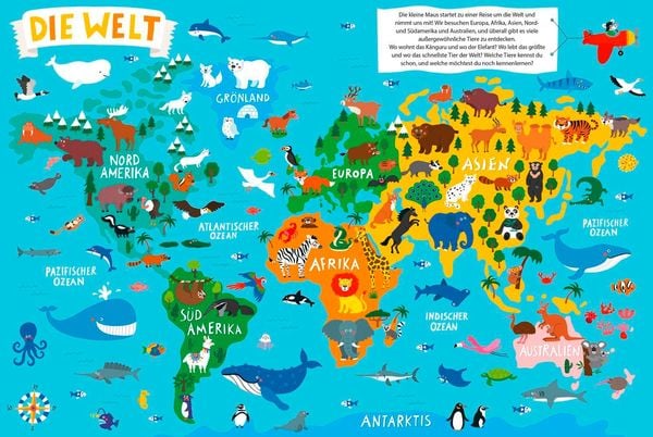 Mein kunterbunter Tieratlas