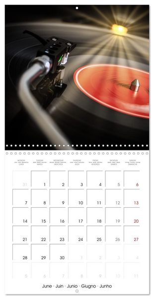 Produktbild: Vinyl in focus (Wall Calendar 2027 12 &times; 12 Inch) CALVENDO 12 Month Wall Calendar