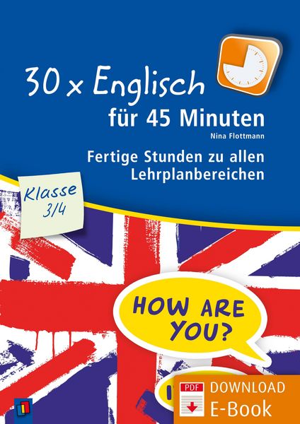 Produktbild: 30 x Englisch f&uuml;r 45 Minuten - Klasse 3/4