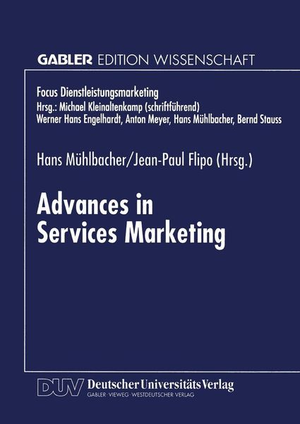 Produktbild: Advances in Services Marketing