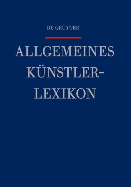 Produktbild: Allgemeines K&uuml;nstlerlexikon (AKL) / Minh Cao - Morrillo