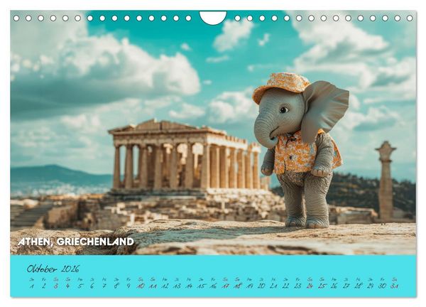 Produktbild: Die Mikrofanten auf Europareise (Wandkalender 2026 DIN A4 quer), CALVENDO Monatskalender