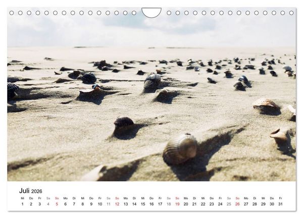 Produktbild: Borkum - Wo die Zeit still steht. (Wandkalender 2026 DIN A4 quer), CALVENDO Monatskalender