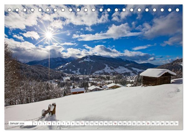 Produktbild: Wagrain Kleinarl im sch&ouml;nen Salzburger Land (Tischkalender 2026 DIN A5 quer), CALVENDO Monatskalender