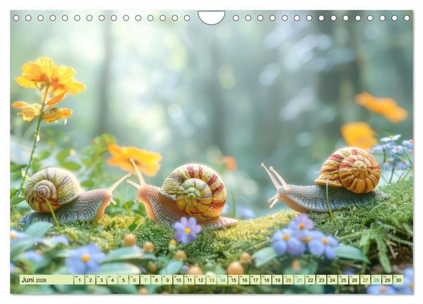 Produktbild: Eine Welt entz&uuml;ckend kleiner Tierchen (Wandkalender 2026 DIN A4 quer), CALVENDO Monatskalender