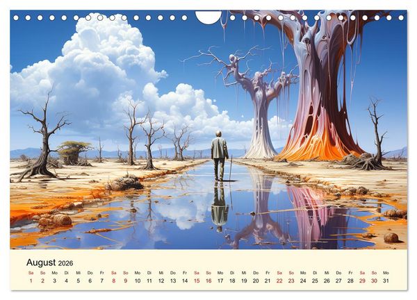 Produktbild: Surreale W&uuml;ste (Wandkalender 2026 DIN A4 quer), CALVENDO Monatskalender
