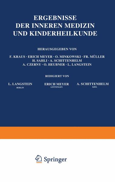 Produktbild: Ergebnisse der Inneren Medizin und Kinderheilkunde