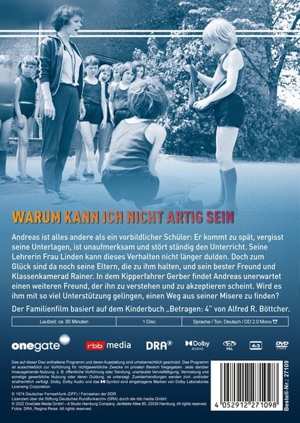 Produktbild: Warum kann ich nicht artig sein (DDR TV-Archiv)