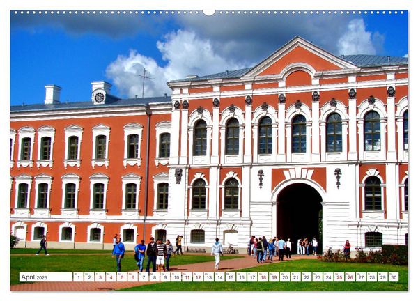 Produktbild: Mitau-Jelgava - Kurlands malerische Hauptstadt (hochwertiger Premium Wandkalender 2026 DIN A2 quer), Kunstdruck in Hochglanz