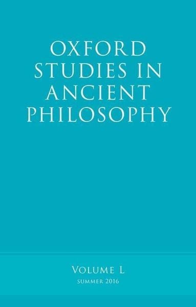 Produktbild: Oxford Studies in Ancient Philosophy, Volume 50