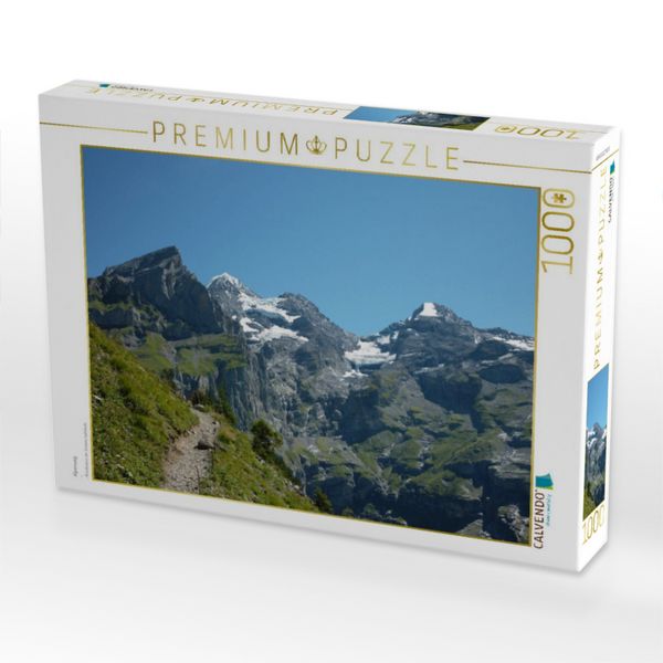 Produktbild: CALVENDO Puzzle Alpenweg | 1000 Teile Lege-Gr&ouml;&szlig;e 64x48cm Foto-Puzzle f&uuml;r gl&uuml;ckliche Stunden