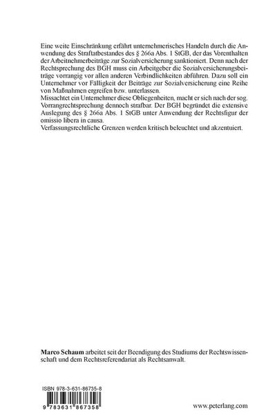 Produktbild: Verfassungsrechtliche Grenzen einer Vorverlagerung der Strafbarkeit dargestellt am Beispiel der omissio libera in causa bei &sect; 266a Abs. 1 StGB