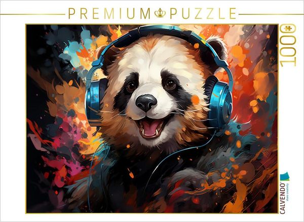 Produktbild: CALVENDO Puzzle Pandasong | 1000 Teile Lege-Gr&ouml;&szlig;e 64x48cm Foto-Puzzle f&uuml;r gl&uuml;ckliche Stunden