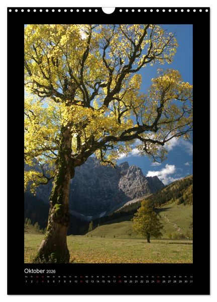 Produktbild: Landschaft im Fokus - Bayern, Tirol und S&uuml;dtirol (Wandkalender 2026 DIN A3 hoch), CALVENDO Monatskalender