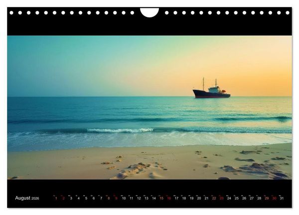 Produktbild: Puristische Landschaften (Wandkalender 2026 DIN A4 quer), CALVENDO Monatskalender