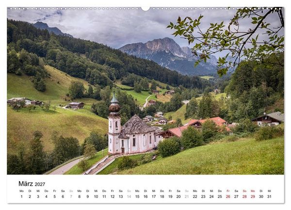 Produktbild: Berchtesgadener Land - Wanderhighlights in Bayern (hochwertiger Premium Wandkalender 2027 DIN A2 quer), Kunstdruck in Hochglanz