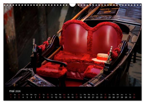 Produktbild: Venise Impressions (Calendrier mural 2026 DIN A3 vertical), CALVENDO calendrier mensuel