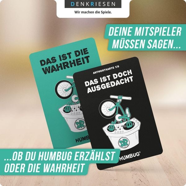 DENKRIESEN - HUMBUG® Original Edition Nr. 1 - Das zweifelhafte Kartenspiel