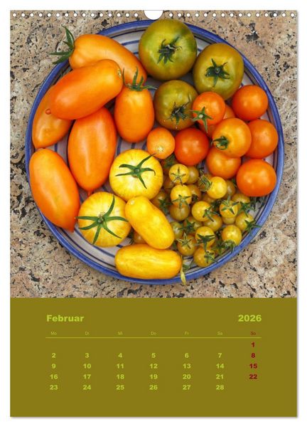 Produktbild: Tomaten - Alles BIO! (Wandkalender 2026 DIN A3 hoch), CALVENDO Monatskalender