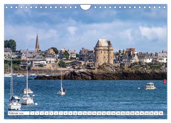 Produktbild: Bretagne - Saint Malo (Wandkalender 2026 DIN A4 quer), CALVENDO Monatskalender