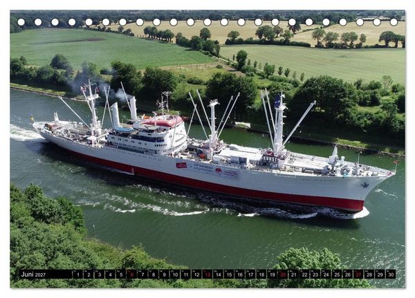 Produktbild: 100 Meter &uuml;ber Grund - Am Nord-Ostsee-Kanal (Tischkalender 2027 DIN A5 quer), CALVENDO Monatskalender