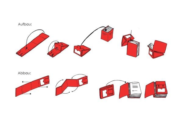 Produktbild: Lesest&auml;nder rot