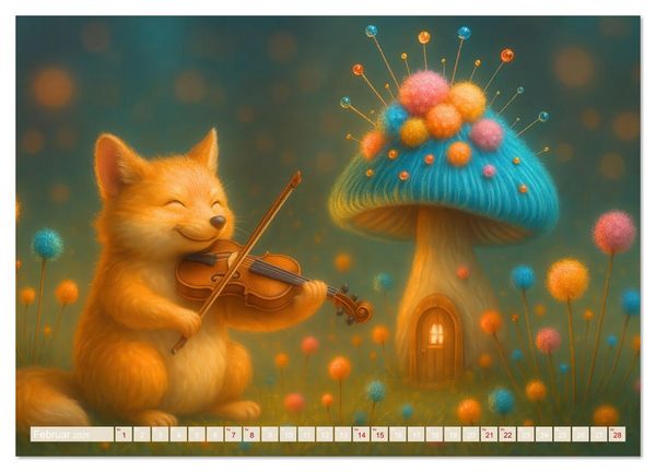 Produktbild: Ein Jahr mit Fantasie (Wandkalender 2026 DIN A2 quer), CALVENDO Monatskalender