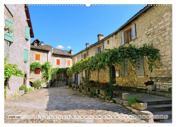 Produktbild: Les C&eacute;vennes typiques (Calendrier mural 2026 DIN A2 vertical) calendrier de bureau