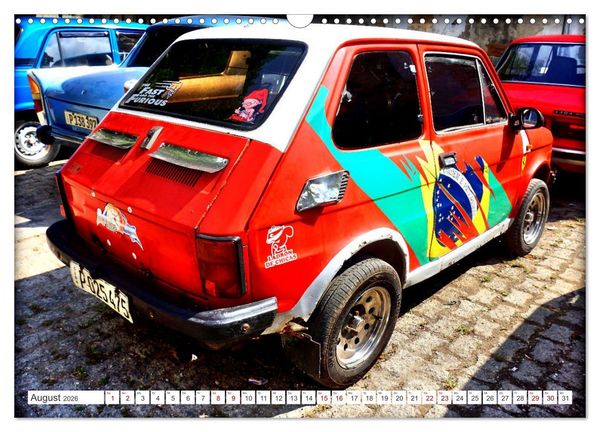 Produktbild: Best of Polski Fiat 126p (Wandkalender 2026 DIN A3 quer), CALVENDO Monatskalender