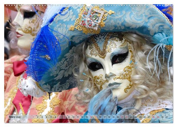 Produktbild: Magie der Masken (Wandkalender 2026 DIN A2 quer), CALVENDO Monatskalender