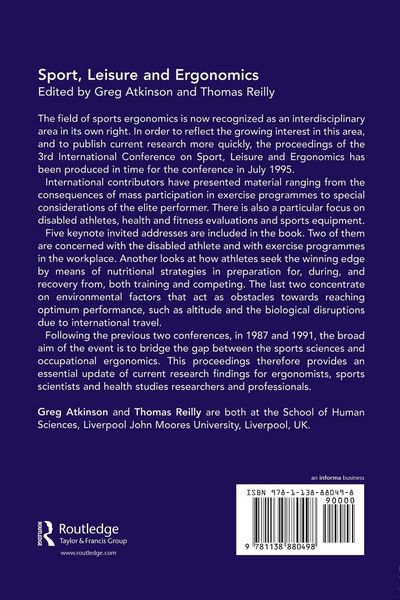 Produktbild: Sport, Leisure and Ergonomics