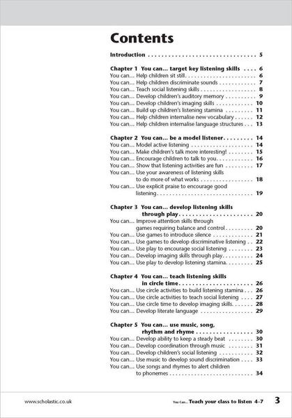 Produktbild: Teach your class to listen Ages 4-7
