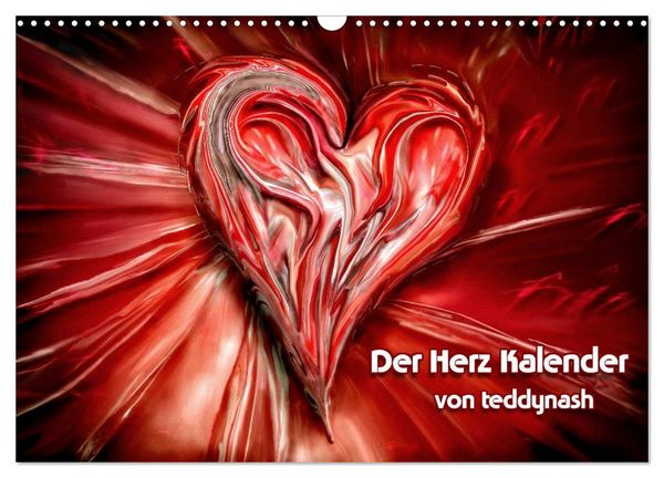 Produktbild: Der Herz Kalender (Wandkalender 2026 DIN A3 quer), CALVENDO Monatskalender