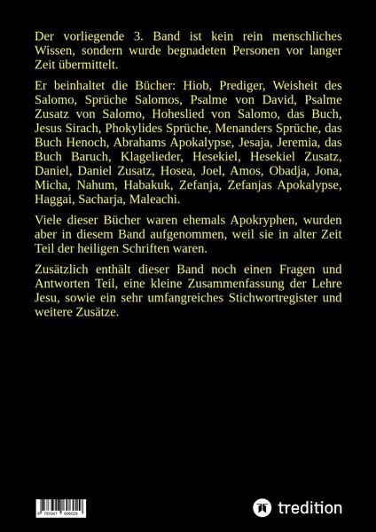 Produktbild: 3. Band von Neuaufbau der Urbibel