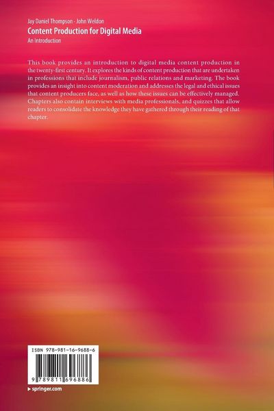 Produktbild: Content Production for Digital Media