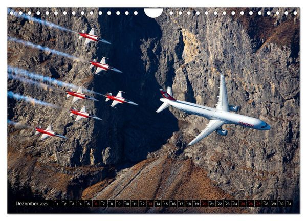 Produktbild: Airliner 2026 (Wandkalender 2026 DIN A4 quer), CALVENDO Monatskalender