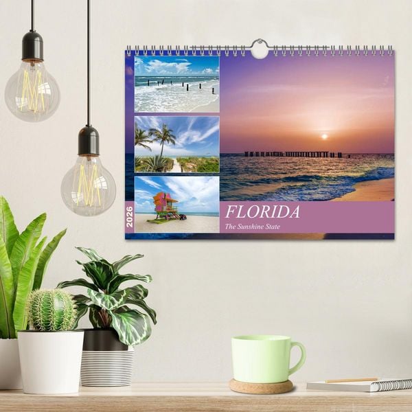 Produktbild: FLORIDA The Sunshine State (Wall Calendar 2026 DIN A4 landscape), CALVENDO 12 Month Wall Calendar
