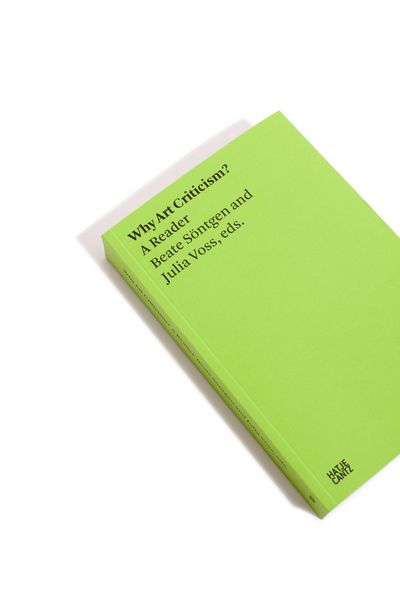 Produktbild: Why Art Criticism? A Reader