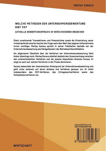 Produktbild: Welche Methoden der Unternehmensbewertung gibt es? Aktuelle Bewertungspraxis in verschiedenen Branchen